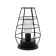 Nightlight "Light" LED from 3xaaa batteries Black 12x12x19 cm Risalux