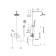 The shower system Vincea Esse VSFW-1E1ch, built-in, tropical shower, shower, chromium 1001402