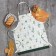 Apron "Ethel" Flora 60x70 cm, 100% cotton, sarzha 190 g/m2