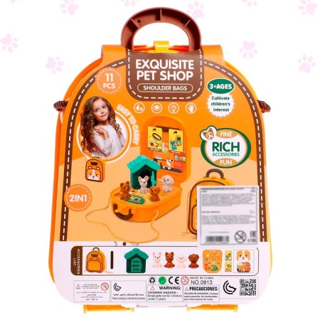 Game set "My pets", in a backpack-10