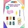Buba modeling dough, 6 colors, 6 molds
