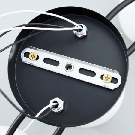 Alter chandelier 3he27 40w Black 42x21x27 cm Bayerlux-6