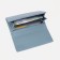 Women's wallet on magnets, blue color