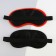 Pair masks for sleeping "do not lean", 2 pcs., Red color