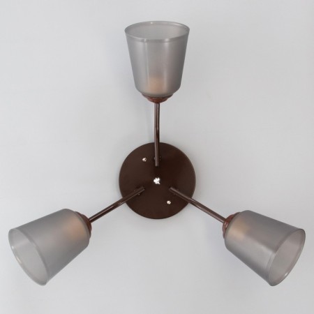 Causte "Online" (cylinder) 3x15W E27 Model: BR 00215 Wenge/Black-3
