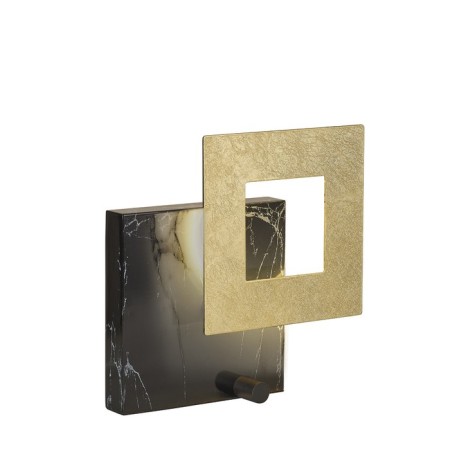 MANTRA Dalia, LED, 1260LM, 3000K, 248x90x248 mm table lamp, black marble color