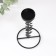 Summary Metal for 1 candle "Ventka with leaves" d = 4 cm 8x8x13.5 cm