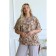 Female blouse, size 58, beige color