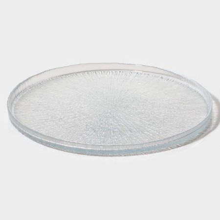 Glass Serving dish with the “NUUK” side, D = 32 cm-2