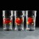 Glass glass for beer "Delicates", 570 ml, MIX drawing