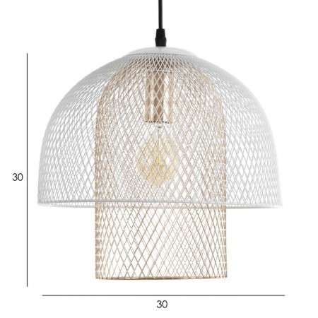 Lamp Bayerlux "Turit" E27 40W white-gold 30x30x40-140cm-5