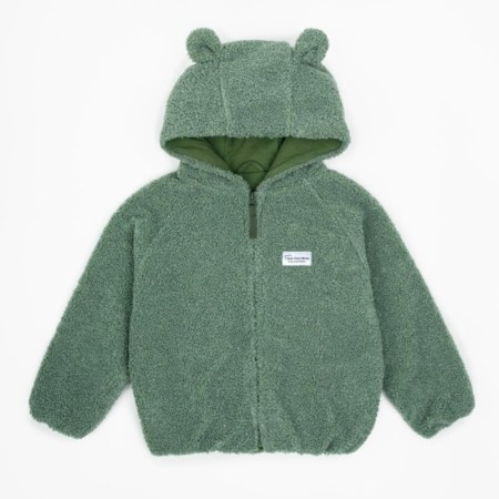 Children's sweatshirt Amarobaby Bear, height 104 cm, green color-11