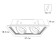 Cardic lamp Arte Lamp Merga A8450PL-2WH, LED, 2x50 W, 18.5x37x14 cm, 4900 lm, white