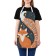 Apron of a kitchen with a “tail fox” photo print, adjustable, size OS