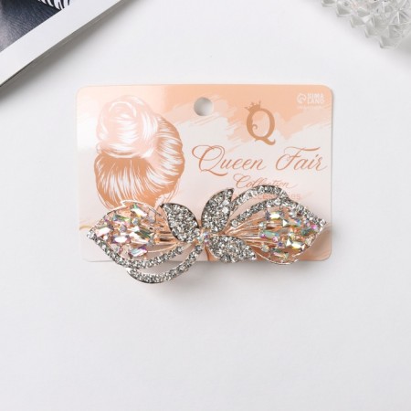 Clothing machine for the hair "Diodorus" Galant petals, 9 cm, gold-2