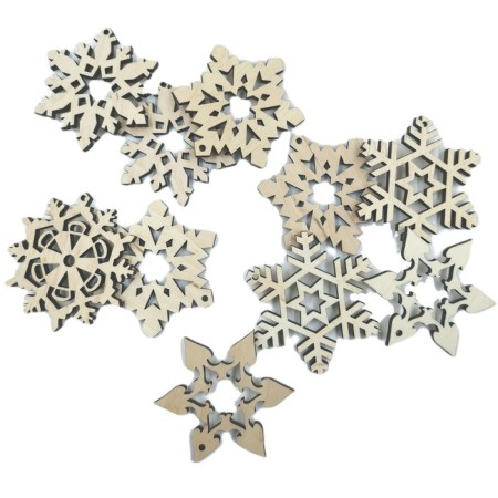 Ewa Snowflake Creativity, made of wood-5
