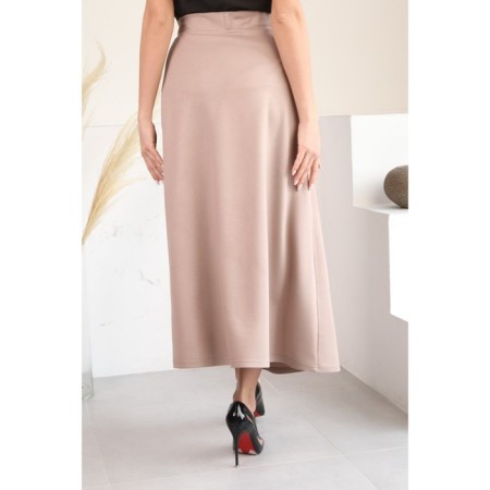 Female suit, size 54, beige color-6