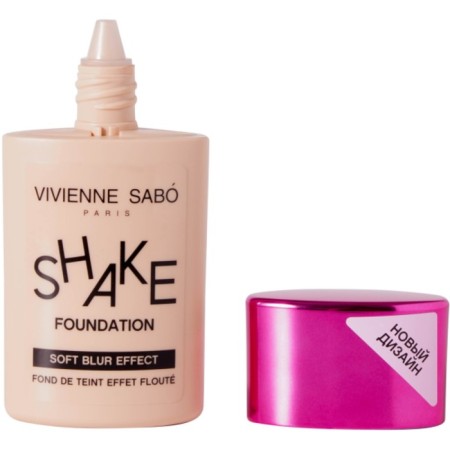 Tonal cream Vivienne Sabo Shakefoundation, with natural bluer effects, tone 01-11
