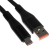 MicroUSB cable - USB, 2.4 A, TPE braid, thickened, 1 meter, black