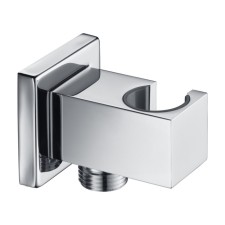 Shower hose connection Wasserkraft A125, watering room, brass, chrome