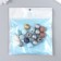 Beads for creativity tree "Dark Night" matte+metallic set 20 g d = 1.6 cm