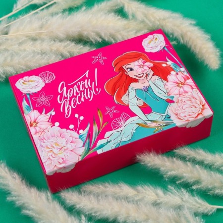 Gift box, folding "bright spring" 21x15x5 cm, princesses-2