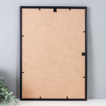 Photo frame Plastic "Mira" 29.7x42 cm, (A3) Bee with gold (plastic screen)-1