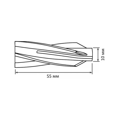 Dubel "Rice tox", for aerated concrete, nylon, 10x55 mm, 250 pcs-4