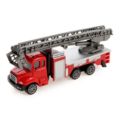 Metal machine "Fire Service", inertia, with plastic elements, mix-4