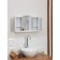 SLRACKAL CASHER for the bathroom "Argo", color white marble