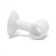Lockland door limiter on the handle, d = 15 mm, h = 50 mm, white color