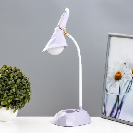 Delser table lamp LED 3W USB AKB Violet 14x13x39 cm Risalux