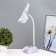 Delser table lamp LED 3W USB AKB Violet 14x13x39 cm Risalux