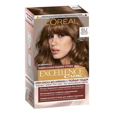 Hair Cream L’Oreal Excellence Creme Universal Nudes, 6u Universal Dark Blood