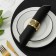 Ring for Napkin "Taxi", 4.5 × 3 cm, gold color