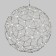 Squirrel Bogate’s Aliote 453/1, LED, 30 W, 4000K, 2403LM, 800x800 mm, Black Pearls