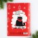 New Year. Notepad A5, 32 sheets with a squeeze with a layer with the task "warmth and comfort in the new year"