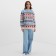 New Year. Knitted jumper KAFTAN Scandinavia size 50, blue