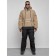 Ski costume male winter, size 48, beige color