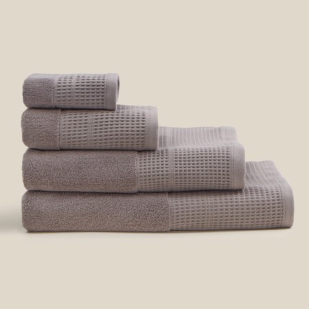 Trure -colored towel SL Home: Waffle "Soft Mist" 100x180 cm, 100% cotton, 490 g/m2-8