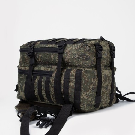 Tactical backpack, TAIF, 30 l, lightning department, outer pocket, camouflage color/green-2