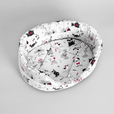 Lynchyka Poplin Perseiline Le-2 No. 2 43 x 30 x 16 "Dogs"-1