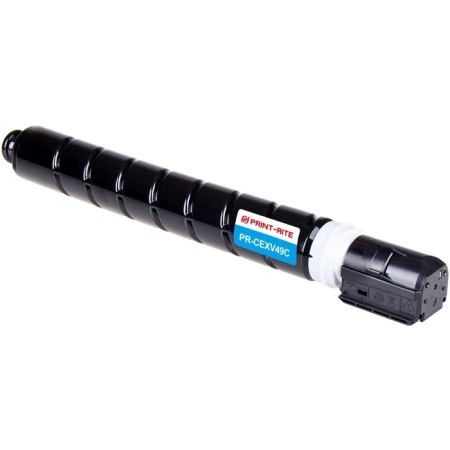 Laser Cartridge Print-Rite TFC875CPRJ PR-CEXV49C CIAN C-EXV49C CIAN (19000K), Blue