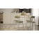 Dining table "Medison", 800 × 800 × 720 mm, support metal, color of the oak sanremo