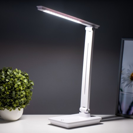 Ansel table lamp LED 8W AKB USB white 28x16.5x38 cm Risalux-3
