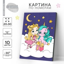 Picture on numbers for children 
