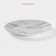 Plate ceramic dessert shade "Marble", d = 19 cm, color gray color
