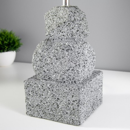 Table lamp "Balance" E14 40W gray 22x22x40 cm Risalux-3