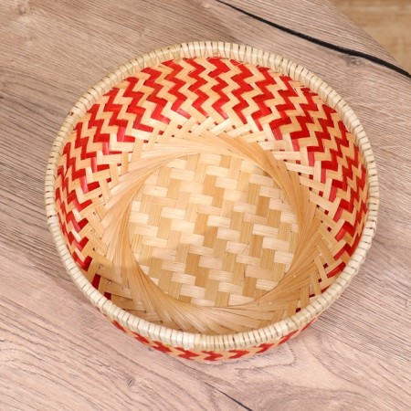 Vaska wicker, from bamboo 24x24x8 cm-2