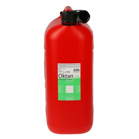 Canister of the fuel and lubricants Oktan Classik, 25 l, plastic, red-1